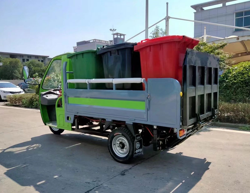 电动四轮液压尾板车